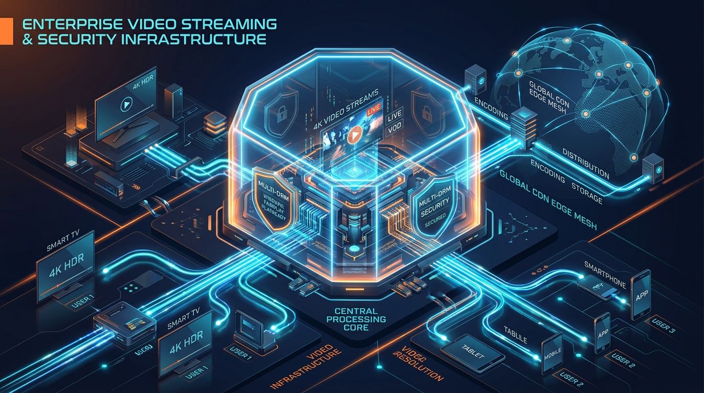 OTT Video Security and Multi-DRM Infrastructure